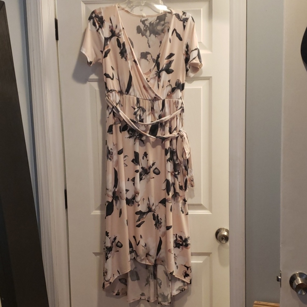 Pink Blush maternity dress